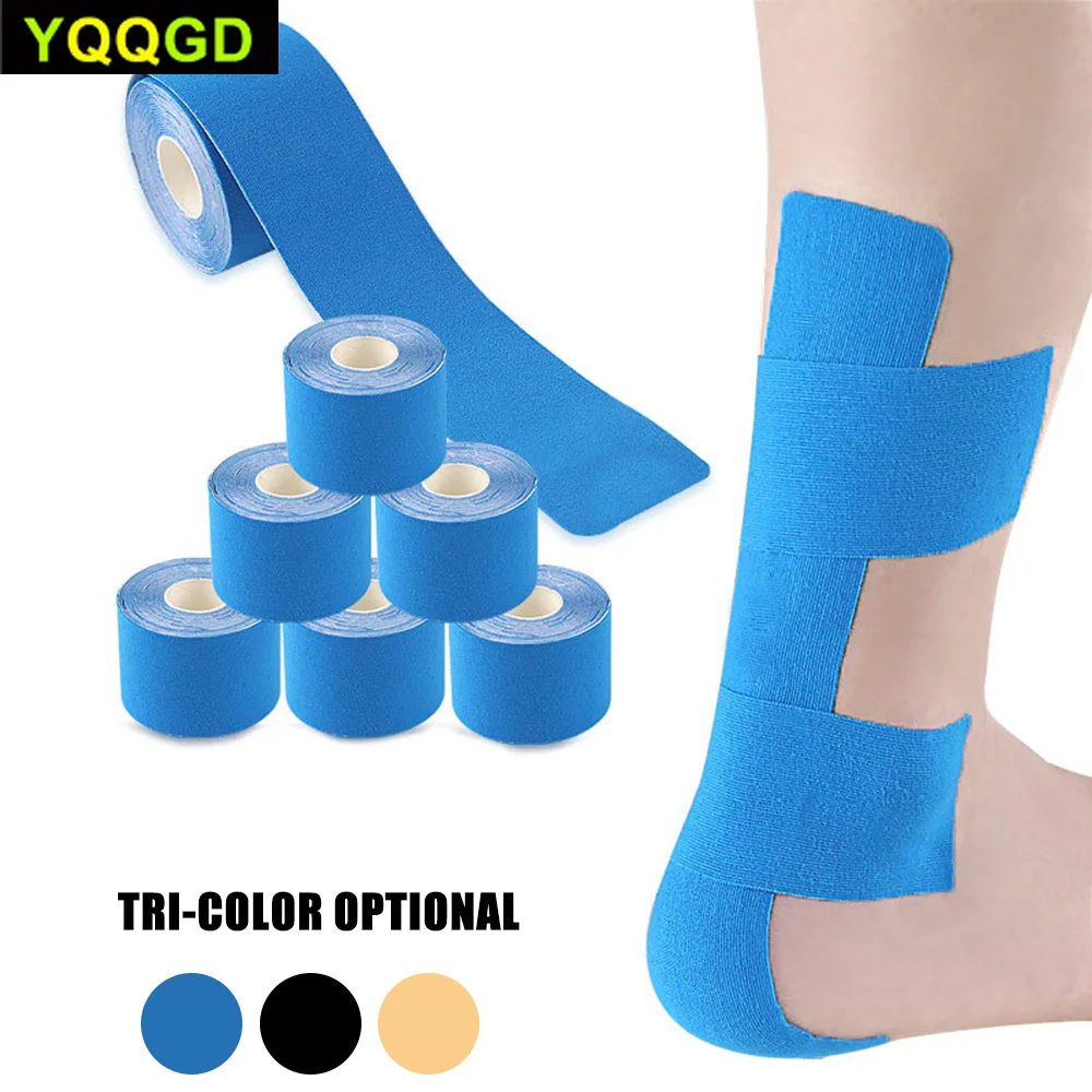 1Roll 5cm Sport Tape Waterproof Kinesiology Elastic Bandage Self Adhesive Wrap Knee Muscle | Красота и здоровье