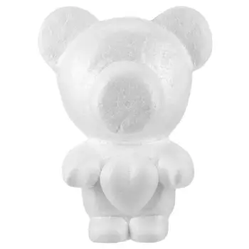

1Pc Foam Bear Shape Modelling Styrofoam Foam Bear Mold Wedding Party Decor