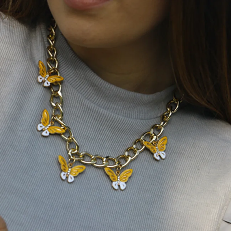 Женское короткое ожерелье в готическом стиле богемное Золотое колье-чокер с