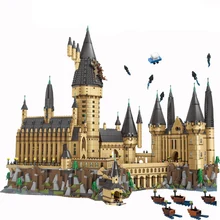 6120 Uds 71043 HarryINGLYS Potter película Magic Castle escuela set Building Blocks ladrillos regalo de Navidad Juguetes(China)
