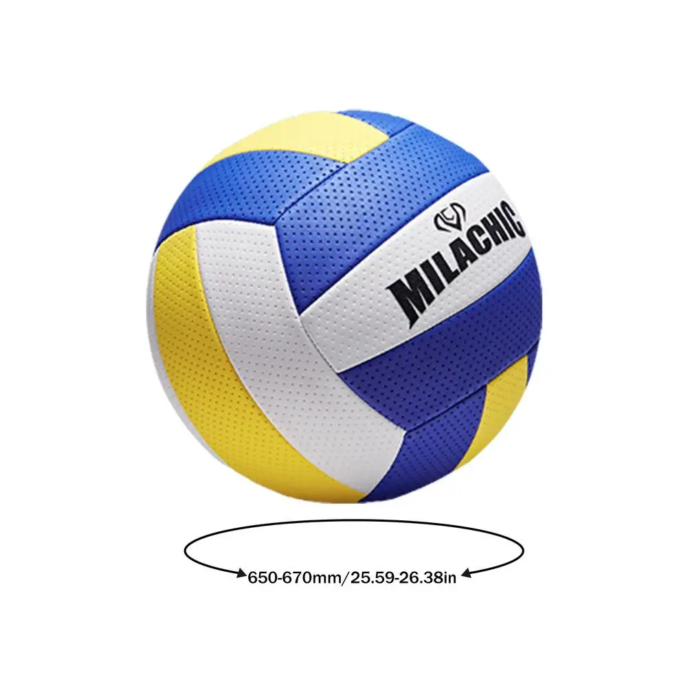 BESLIME Soft Touch Volleyball Indoor Outdoor Beach Gym Game ball Synthetic Leather Official Size 5 