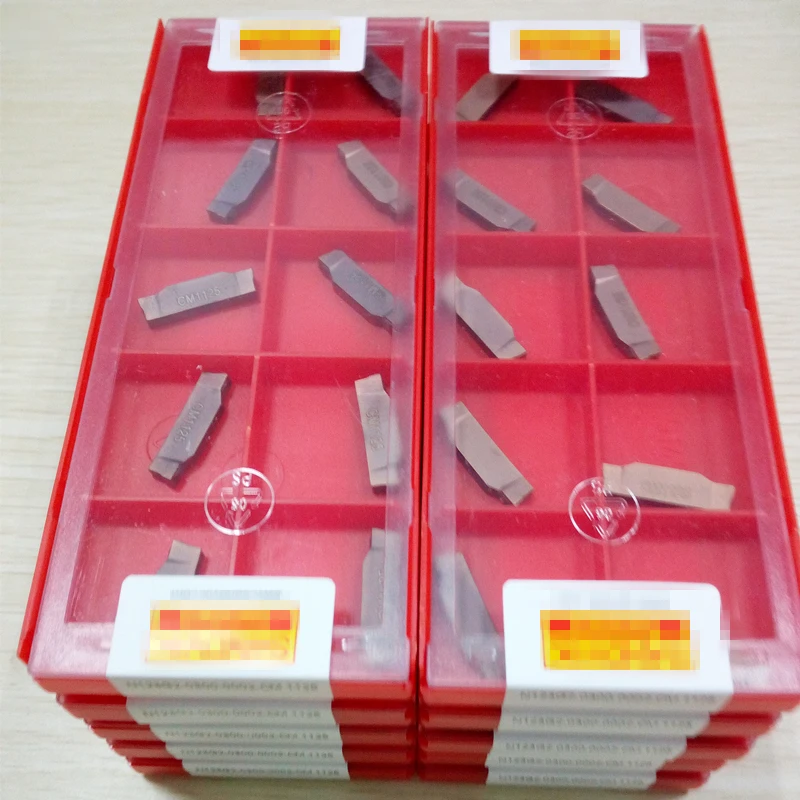 

free shipping high quality N123H2-0400-0002-CM 1125 cnc carbide external grooving inserts cutter turning inserts