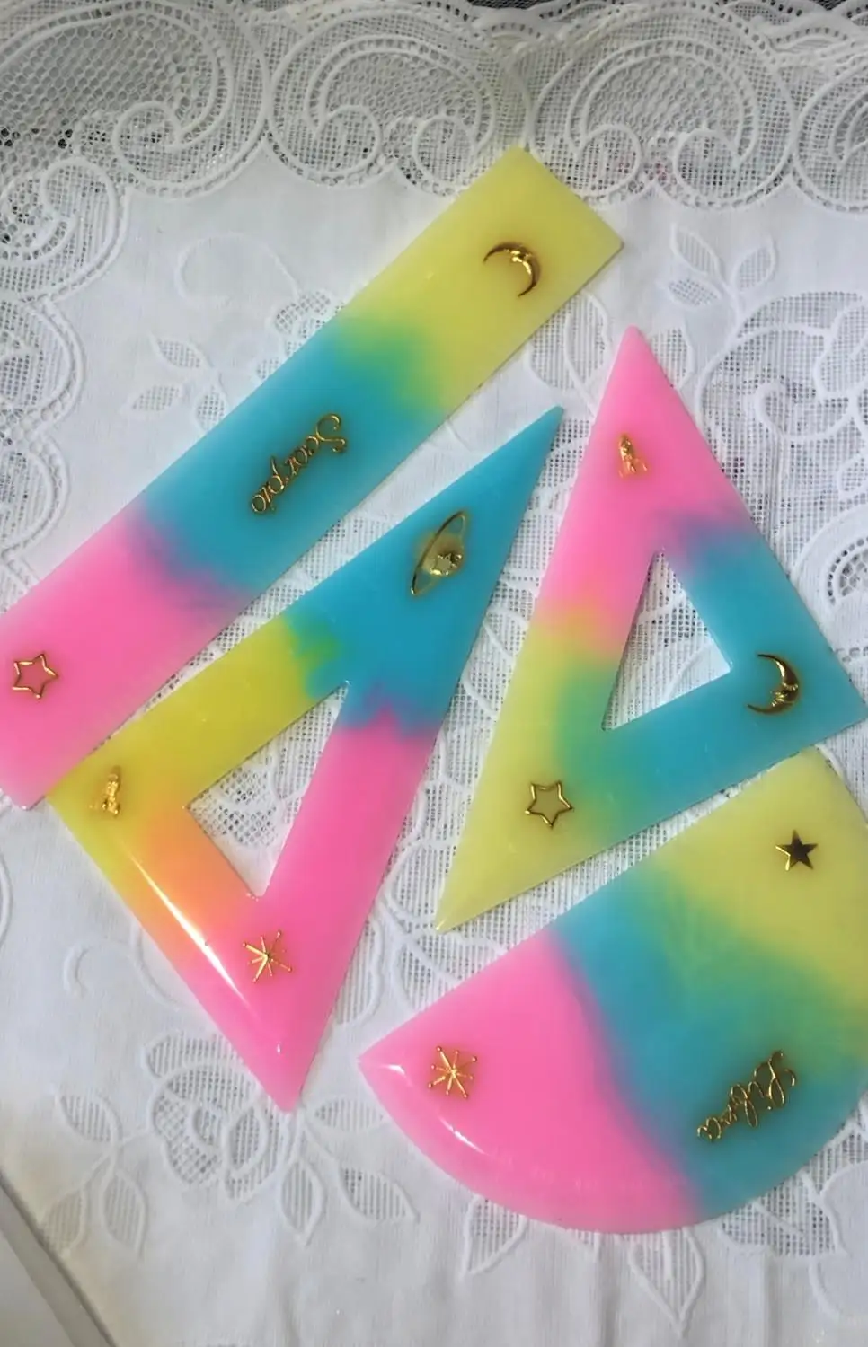 Линейка набор из 4 штук DIY