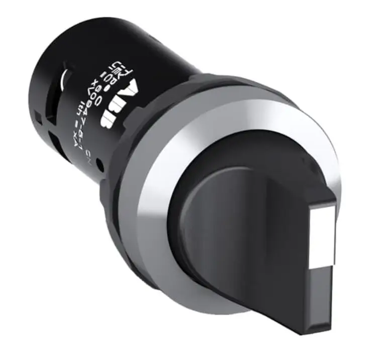 10010994 C2SS1-30B-10 1SFA619200R3016 Compact-Selector Switch-2-position Short handle Black Non-illuminated