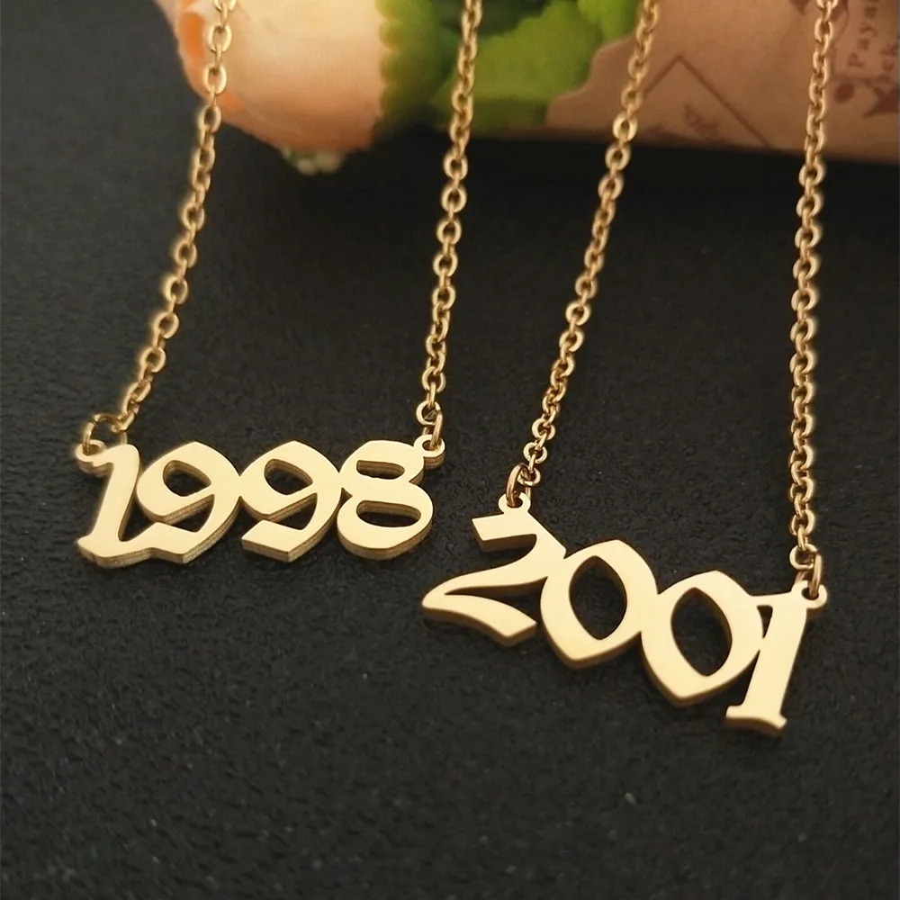 Number Pendant Wedding Anniversary Gift 
