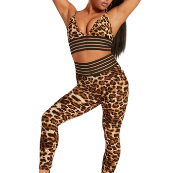 

Fashion Women Ladies Sports Pants High Waist Leopard Summer Casual Running Skinny Pants