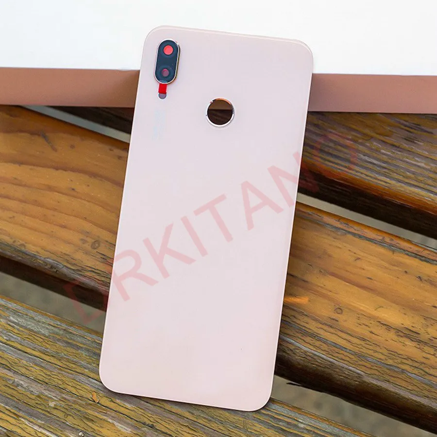 Стеклянная Крышка батарейного отсека + объектив камеры для Huawei P20 Lite NOVA 3E задняя