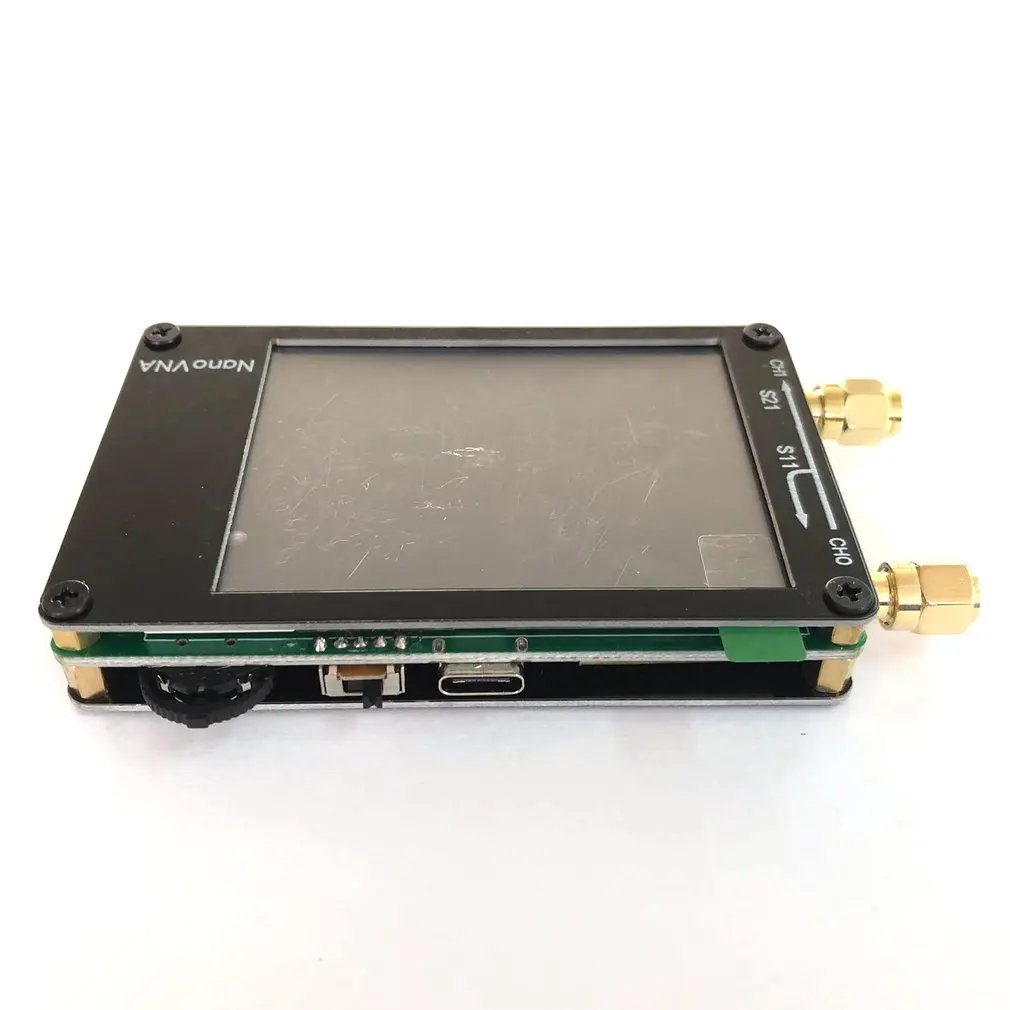 Дешево 50 кГц 900 МГц Векторный анализатор цепей комплект MF HF антенна УКВ, СКВ 2,8 дюймов сенсорный экран инструменты для анализа