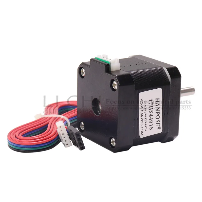 4-lead para Impressora Pces Motor Deslizante 40mm 42 Nema 17 Bygh 1.7a 17hs4401s 3d Cnc Xyz 3 Nema17 9 Motor de passo