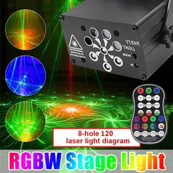 Mini lumières Disco, projecteur DJ Portable, lumière de scène pour noël, nouvel an, anniversaire, mariage 
