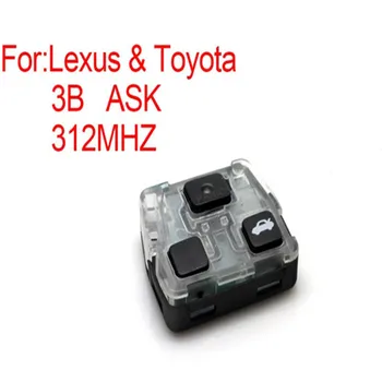 

DAKATU Free Shipping Car Key Remote Control For Lexus Toyota remote key ASK 3 buttons 312MHZ