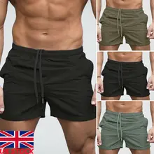 Новые мужские повседневные шорты для спортзала, бега, тренировок, спортивная одежда, короткие штаны