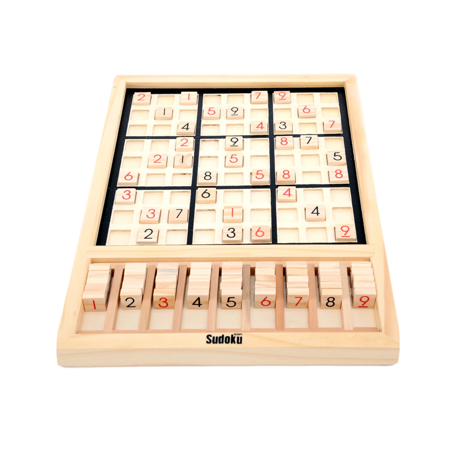 Wooden Sudoku Puzzles Board Game With Drawer 81 Sudoku Puzzles Tiles For 1 9 Numbers Puzzles Math Brain Teaser Desktop Toys Puzzles Aliexpress