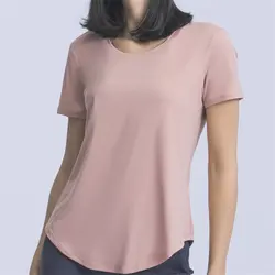 Nepoagym RAINBOW Loose Fit Women Workout Shirts Brushed Yoga Tops Round Neck T-Shirts Running Fitness Sports Short Sleeve Tee