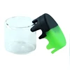 Glass Concentrate Jars with Silicone Lid, Wax Containers,  Multi Use Storage Box for Makeup Girls Gifts, 10Pcs, 6ml 4