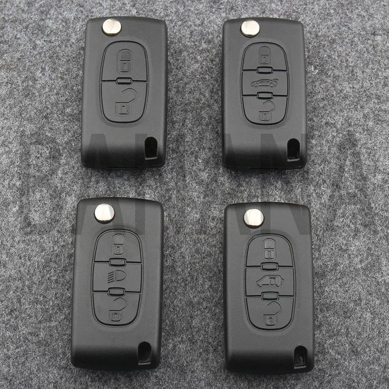 

For Peugeot car key case Peugeot 307, 408, 308, 407 car folding key shell