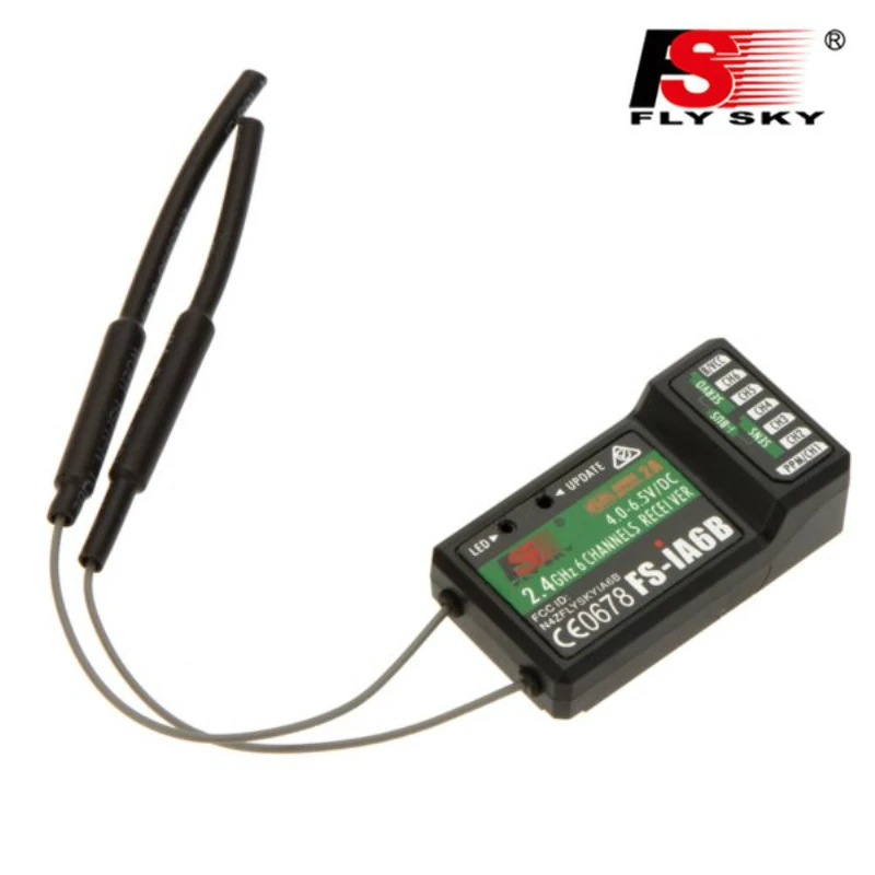 FLYSKY IA6B 2 4G 6CH PPM выход с IBus приемник портом для FS-i6 FS-i10 I6X I6S передатчик