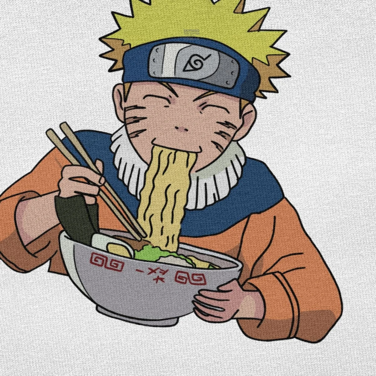 Забавная футболка Naruto Uzumaki Ichiraku с короткими рукавами из чистого хлопка круглым