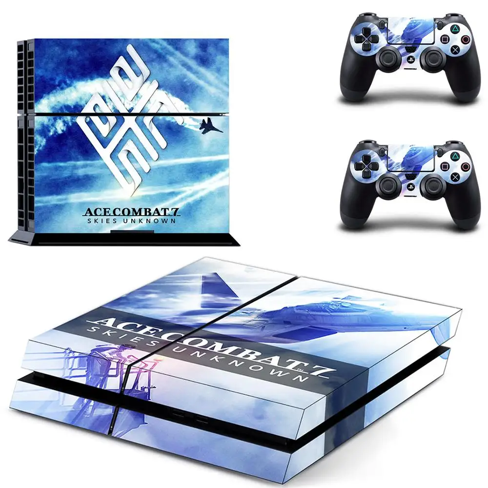 GYTM2324 Ace Combat 7 наклейка s Наклейка для PS4 PS 4 наклейка Play station 4 наклейки Pegatinas Adesivo для консоли playstation 4 и 2 контроллера - Цвет: GYTM2324