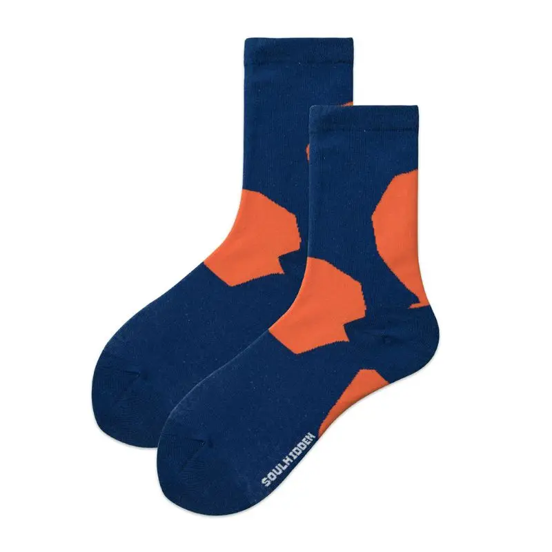 Женские носки с рисунками, разные цвета, обновленный Повседневный стиль, чулочно-носочные изделия для осени