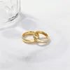 Tigrade Gold Color Tungsten Ring Couple Men Women Classic Wedding Engagement Band 2/4/6/8mm Special Write Engraving Name/Logo 5