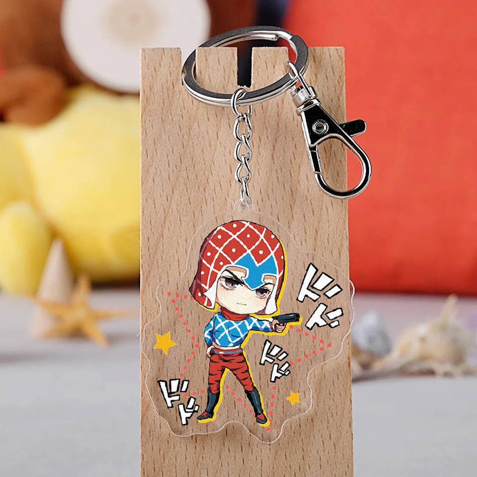 Tronzo Toys брелок GIOGIO Золотой ветер Giovanna Bucciarati Mista Narancia Abbacchio Fugo украшения акриловые