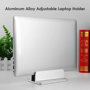 

Aluminum Alloy Desktop Tablet Notebook Book Stand Portable Laptop Storage Holder Double Adjustable Laptop Holders
