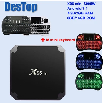 

X96 mini TV BOX Smart TV BOX Android 7.1 2GB 16GB eMMC S905W Quad Core 2.4G WIFI box tv pk h96 x96 mini tv box smart box
