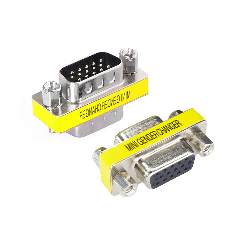 VGA adapter for hole vga15-pin male to female conversion head display connection extension cable docking TV projector HD cable