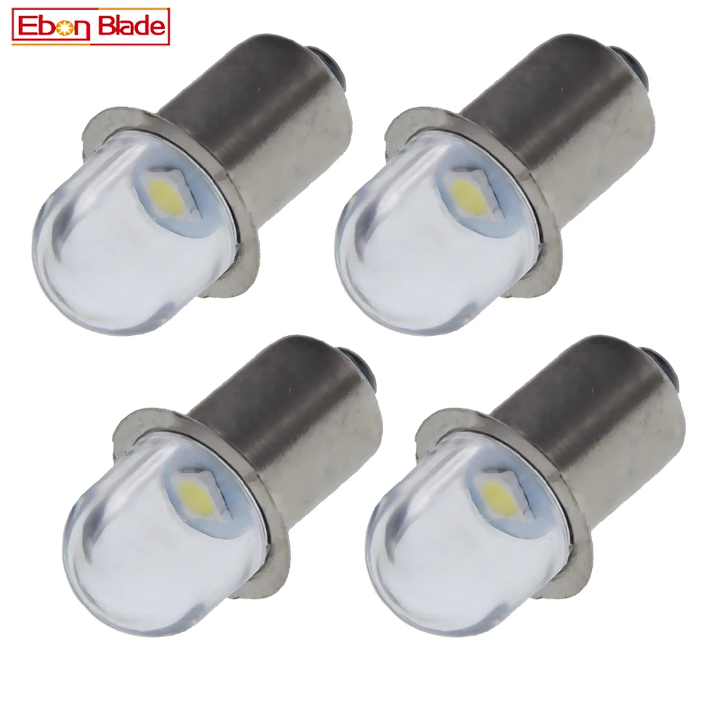 3V 4.5V 6V 12V 18V P13.5S 3030 LED Flashlight Torch Working Lamp Globe White