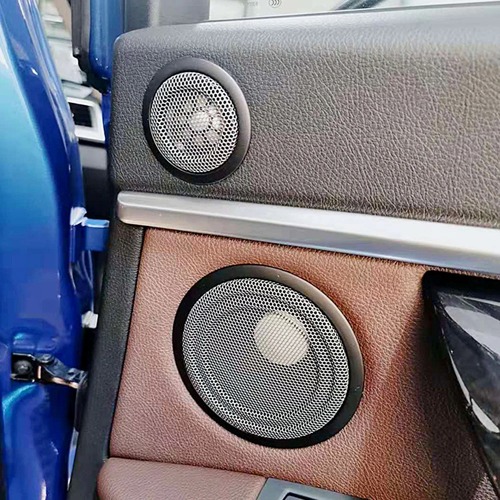 

Car rear door tweeter cover for BMW F20 F22 F30 F32 F48 series treble audio speaker case trim high pitch loudspeaker decoration