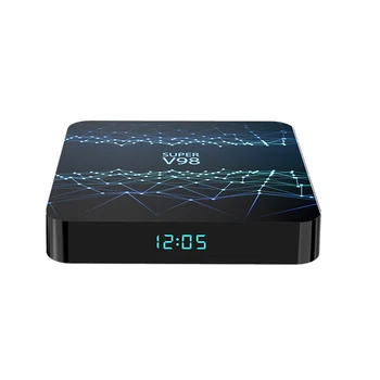 

V98 Android 9.0 TV Box 4GB RAM 32GB ROM 2.4G WiFi Smart Media Player RK3318 Quad Core 2GB 16GB H.265 4K HDR USB 3.0 Set Top Box