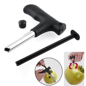 

New Durable Coconut Opener Opening Driller Drill Cut Knife Tool +Cleaning Stick