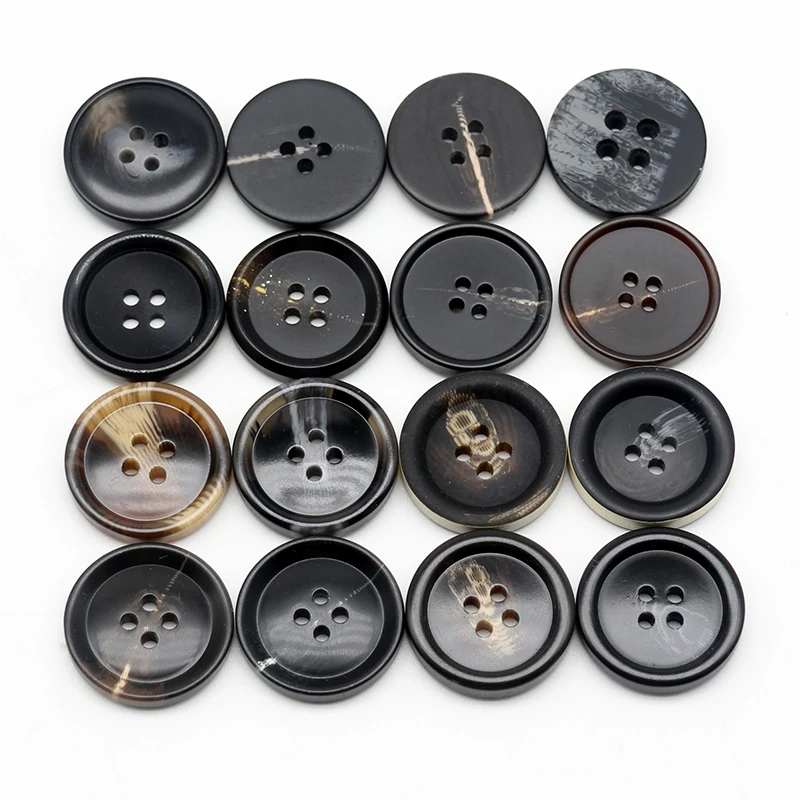 New 10pcs Resin 4 holes Buttons Sewing accessories Size Complete for clothing Decorative Plastic Buttons Handmade DIY 5