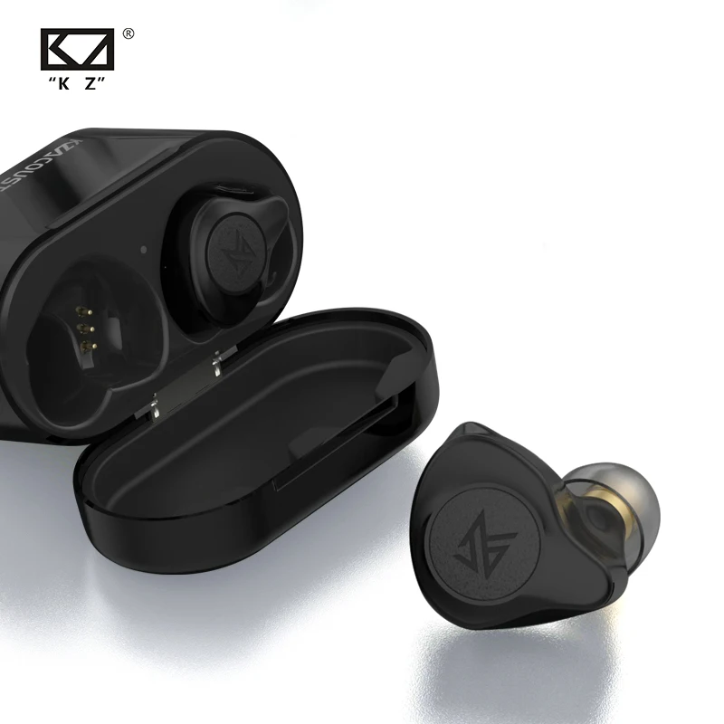 KZ S2 Wireless TWS Touch Control Bluetooth 5.0 AAC Support Headset Hybrid Technology Sport Earphones Earplug Type Motion Headset