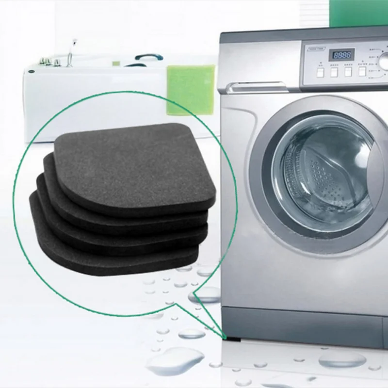 

Washing Machine Anti-Vibration Pad Mat Non-Slip Shock Pads Mats Refrigerator 4pcs/set Kitchen Bathroom Accessories Bathroom Mat