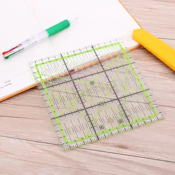 

New 2020 High-grade Acrylic Multi-function Clothing Ruler 15 * 15cm Sewing Patchwork Feet Tailor Yardstick Cloth Cutting Rulers