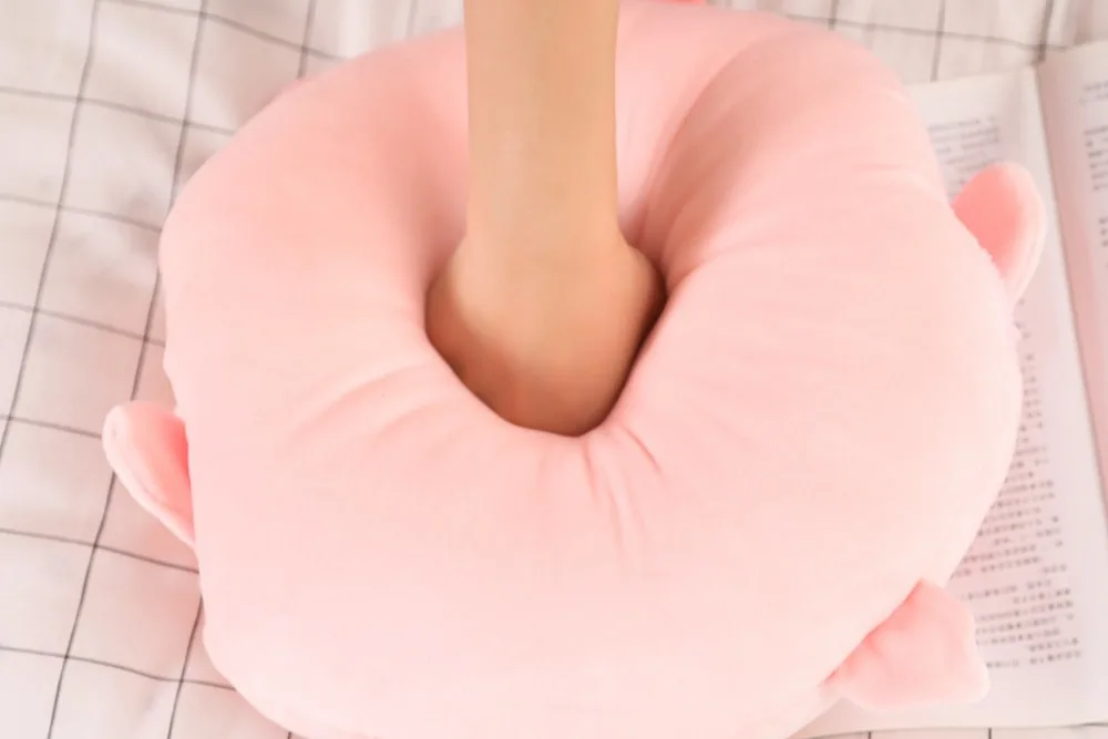 30 см Kawaii плюшевая подушка динозавр игрушки плюшевая КИТ свинья Пингвин ручная грелка Детские куклы игрушки подарки на день рождения для детей