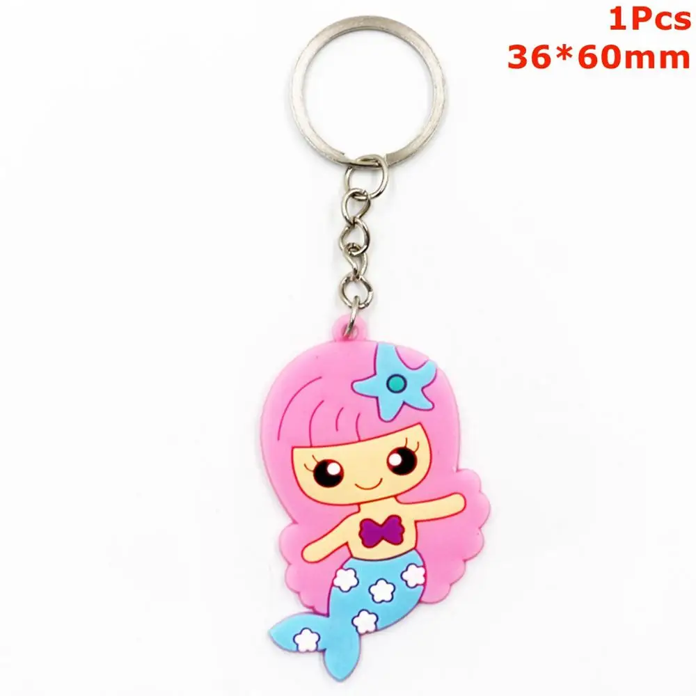 Mermaid Keychain 18 Taoup Золотая Звезда Русалочка браслет на день рождения вечерние декоры для девочек Babyshower Русалка Вечерние подарки для подростков подвески из раковин - Цвет: Mermaid Keychain 18