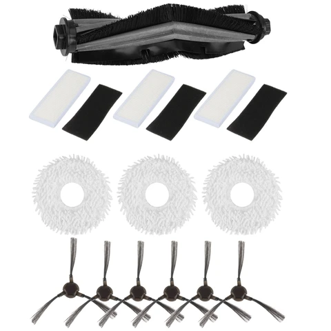 Brush For ECOVACS N9+ Robot Vacuum Cleaner Sweeping Mopping Pad Mops Rags Hepa Filter Side Brushes Parts