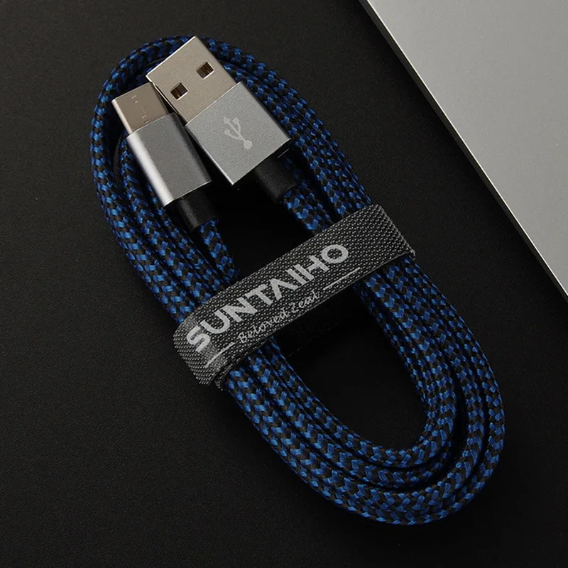 1 м 2 м USB кабель для освещения iPhone Micro Nokia type C Xiaomi Note 7 нейлоновый провод для быстрого заряда usb-кабель на всех смартфонов
