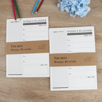

21*28.5cm Daily Weekly 2020 Planner Time Memo Planning Organizer School Office supply