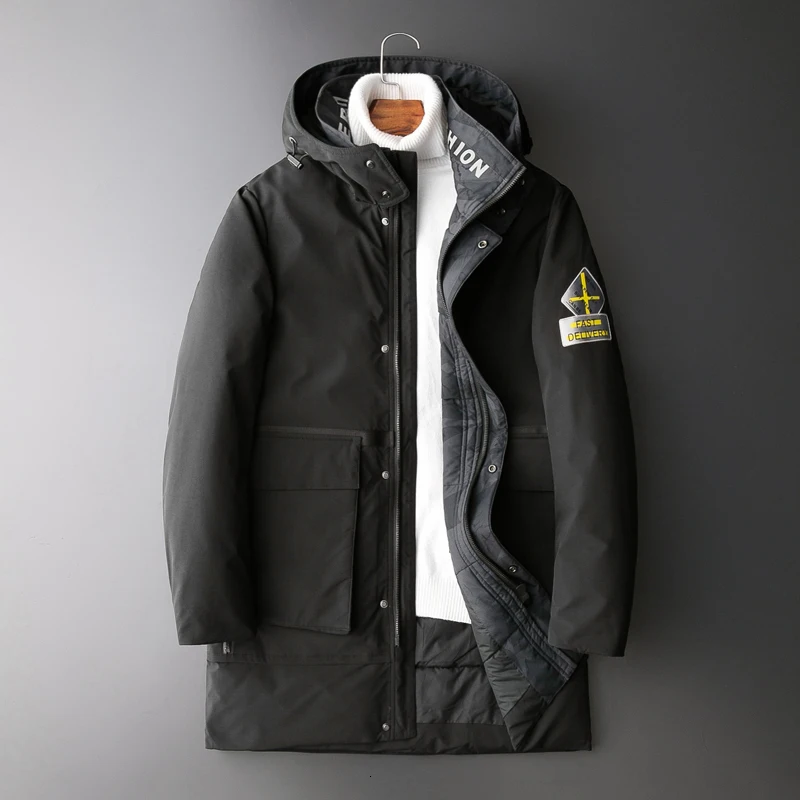 Plus size 10XL 8XL Winter Jacket Men-20 Degree Thicken Warm Parkas Hooded Coat Fleece Man's Jackets Outwear Jaqueta Masculina
