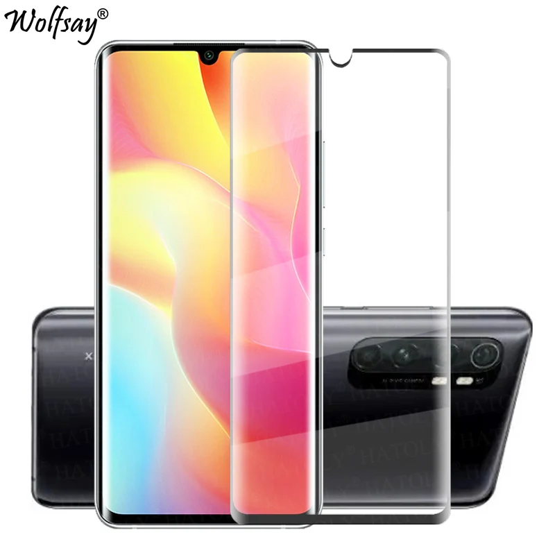3D изогнутая Защита экрана для Xiaomi Mi Note 10 Lite закаленное стекло полностью