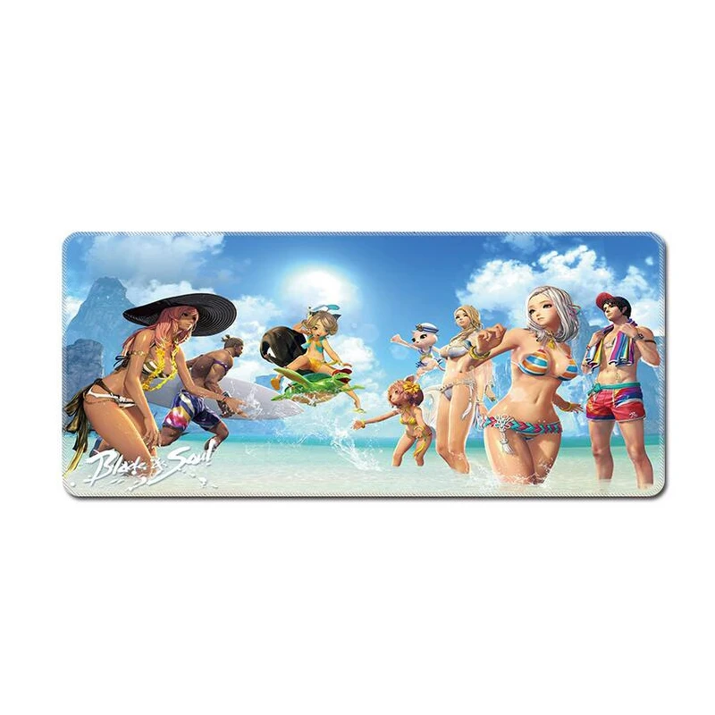 Summer Time New Rubber Soft Mousepad Large XXL Extend Mousepad Gaming Mat Pads For Overwatch World Of Warcraft CSGO 2
