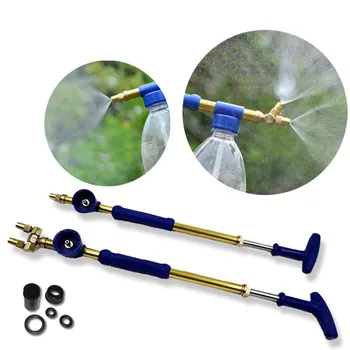 

Coke Bottle Type Pneumatic Gardening Double Head Pressure Pump Spray Water Mister Handheld Gun Garden Tools Water Sprayer