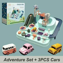 Манипулятивный спасательный отряд Приключения поезд трек набор гоночных игрушек подарки для детей мальчиков FJ88