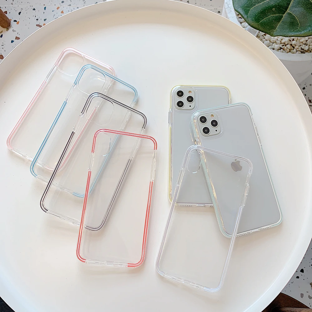 Soft Clear Silicone Cases For Xiaomi Mi 10 9T 9 8 Lite CC9 A3 Redmi 6 Note 9S 7 Pro 5 8A 7A 6A K30 Transparent Shockproof Cover