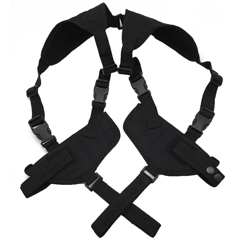 

Universal Tactical Dual Armpit Shoulder Holster Bag Concealed Carry Left Right Hand Nylon Gun Case Glock 17 19 Beretta Pistols