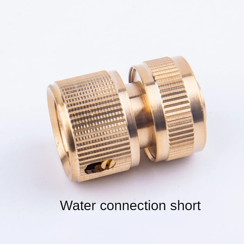 

Water Connection Car Wash Water Gun Short Pure Copper 4 Points Quick Connect Garden Hose Fitting Irrigation